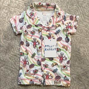 Roller Rabbit Rainbow Sweets Short Sleeve Romper